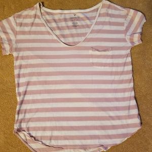 American Eagle striped tshirt
